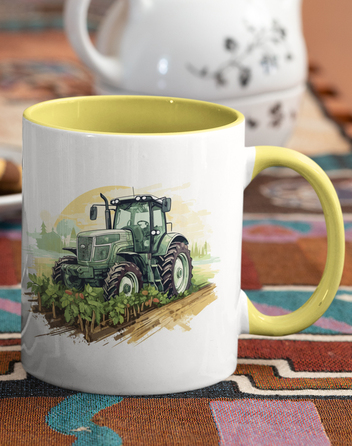 Keramický hrnek Traktor