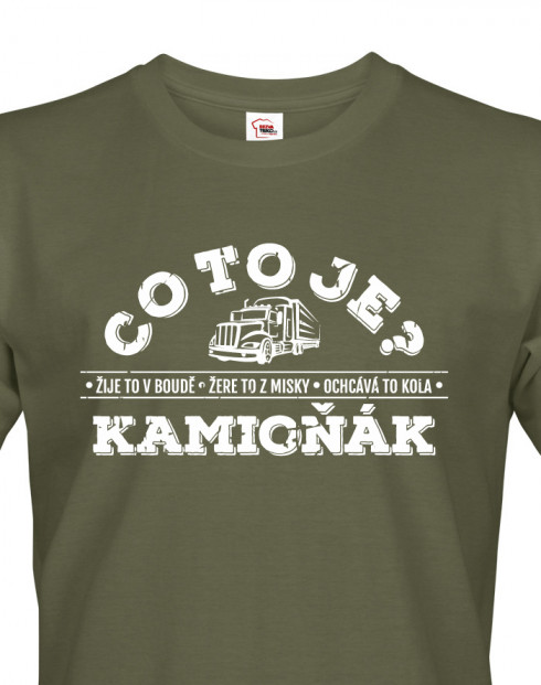 Pánské tričko pro řidiče kamionu - kamioňáky