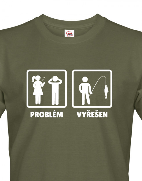 Tričko pro rybáře Problém - Vyřešen