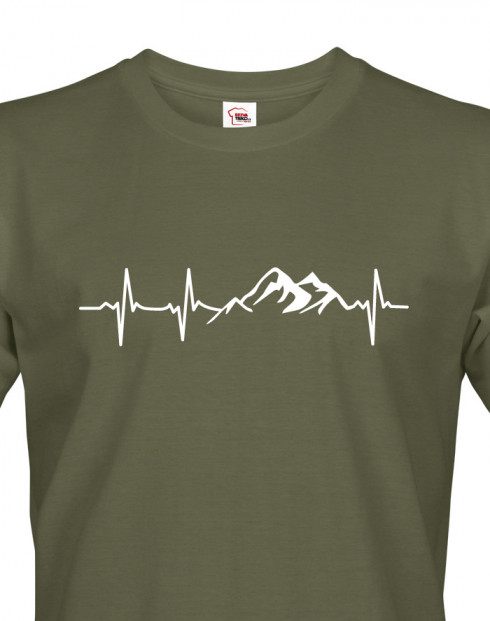 Pánské turistické tričko Tep hory
