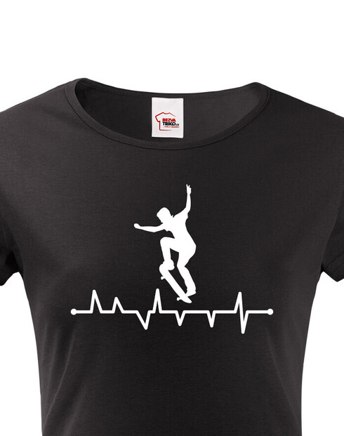 Dámské tričko Tep - skateboard