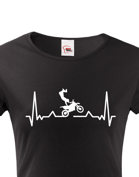 Dámské tričko Tep - motocross