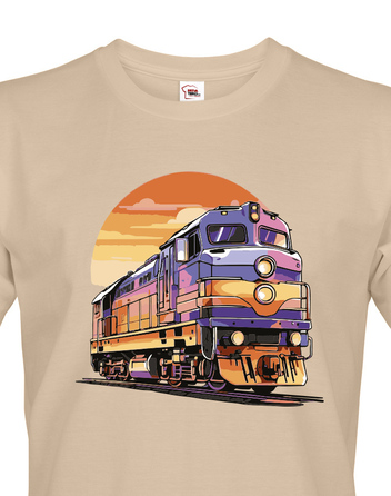 Pánské triko Barevný vlak