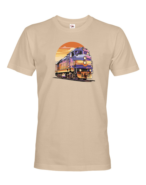 Pánské triko Barevný vlak