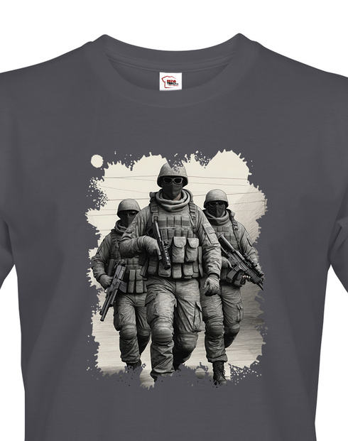 Pánské triko Vojáci
