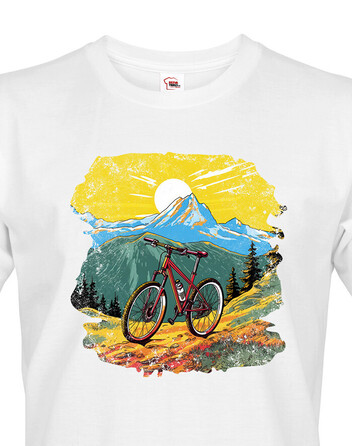 Pánské tričko MTB hory