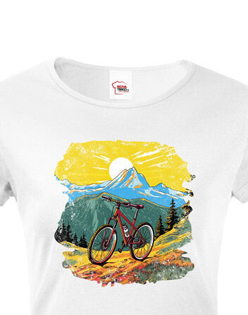 Dámské tričko MTB hory