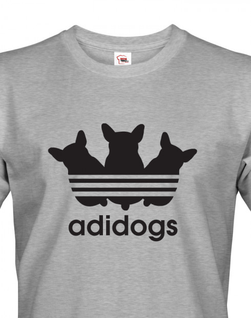 Pánské tričko s vtipným potiskem Adidogs