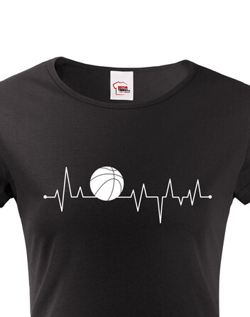Dámské tričko Tep - Basketbalový míč