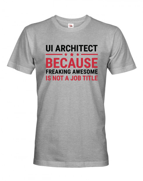Pánské tričko pro UI architekty