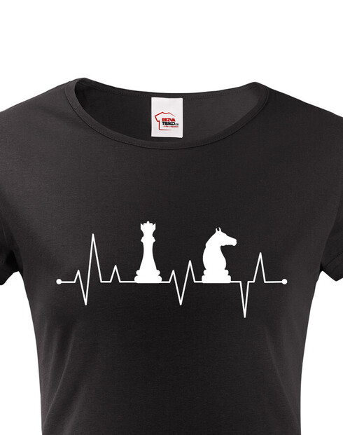 Dámské tričko Tep - Šachy
