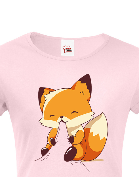 Dámské tričko Roztomilá liška