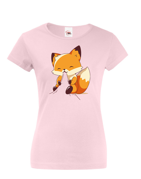 Dámské tričko Roztomilá liška