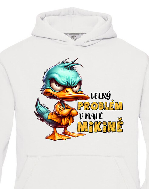 Dětská mikina Velký problém v malé mikině