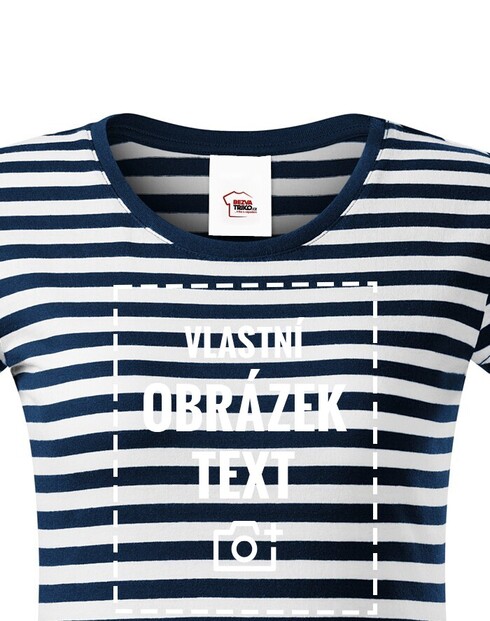 Dámské vodácké tričko s vlastním potiskem