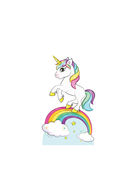 Dámské tričko s jednorožcem