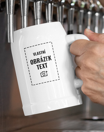 Pivní půllitr s vlastním potiskem