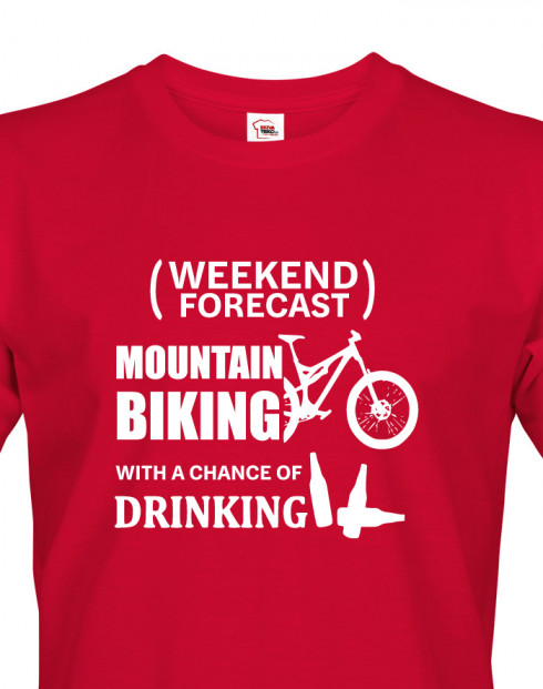 Pánské tričko MTB - Weekend forecast