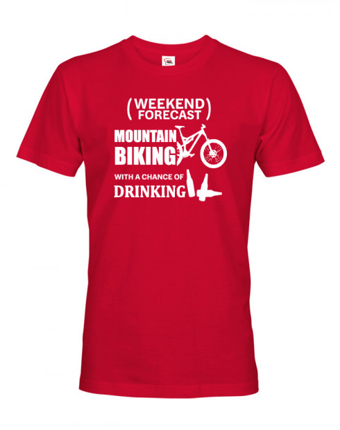 Pánské tričko MTB - Weekend forecast