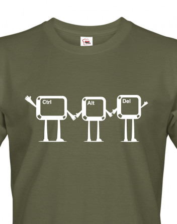 Pánské tričko ctrl+alt+del