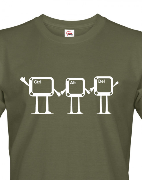 Pánské tričko ctrl+alt+del