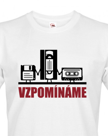 Pánské triko s retro motivem Vzpomínáme