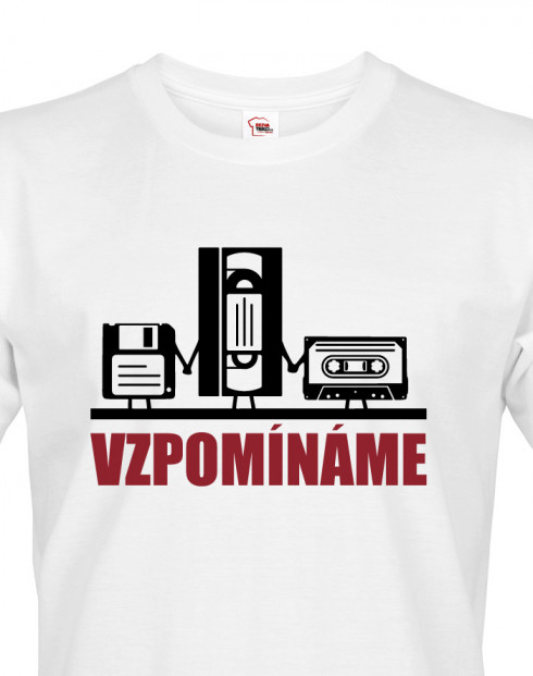 Pánské triko s retro motivem Vzpomínáme