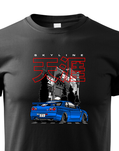 Dětské tričko Nissan Skyline R34 Stance