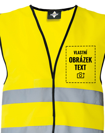 Unisex Bezpečnostní vesta Wolfsburg s vlastním potiskem