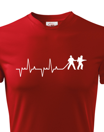 Dětské tričko Hasič tep