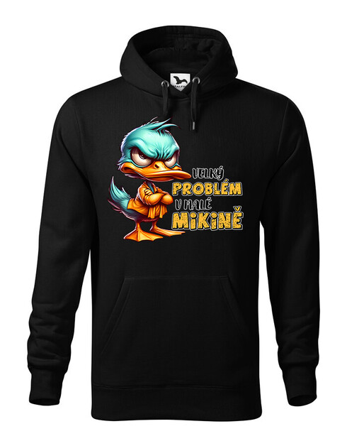 Pánská mikina Velký problém v malé mikině