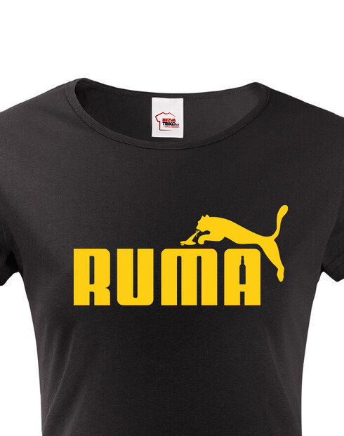 Dámské tričko s vtipným potiskem Ruma
