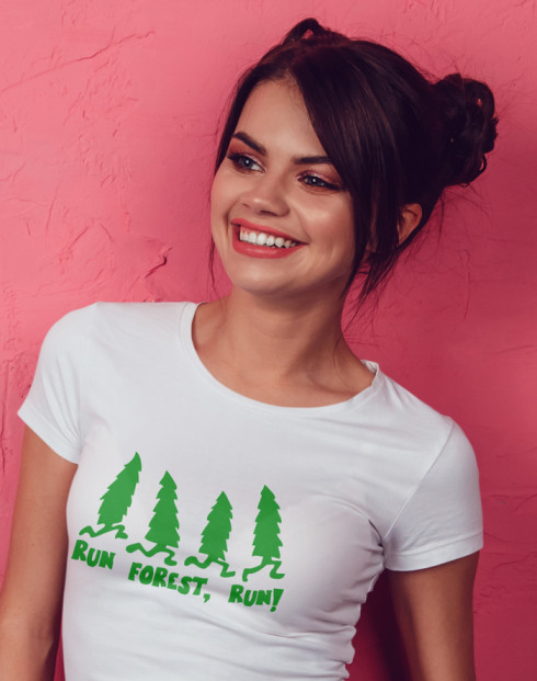 Dámské tričko Run forest, Run!