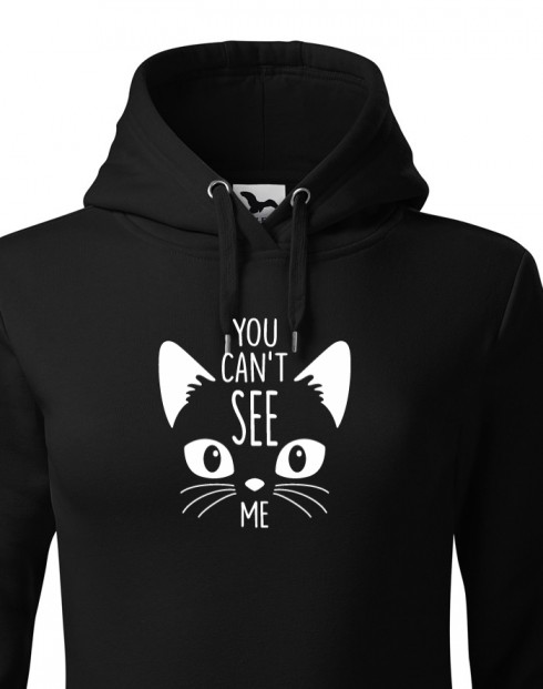 Dámská mikina s kočkou You can´t see me