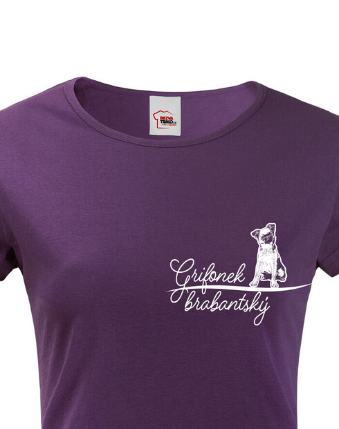 Dámské tričko Brabantský grifon