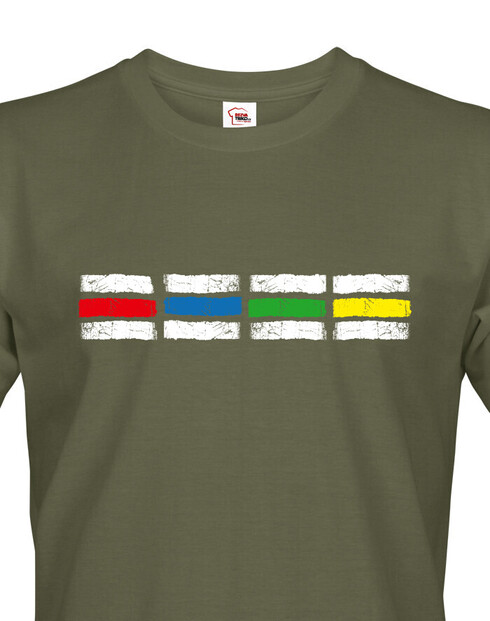 Pánské tričko s motivem turistických značek