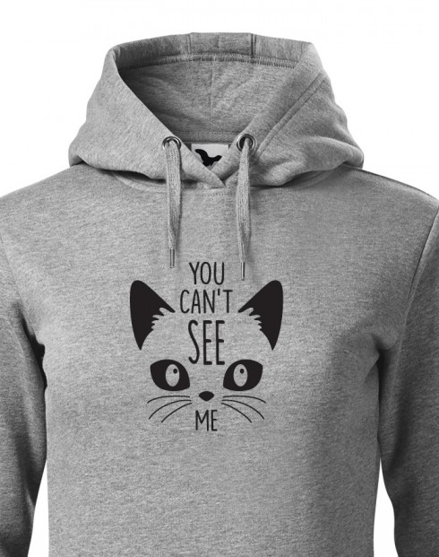 Dámská mikina s kočkou You can´t see me
