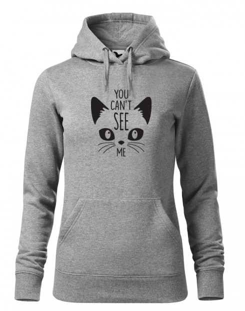 Dámská mikina s kočkou You can´t see me