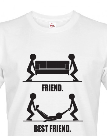 Pánské tričko Tričko Friend and Best Friend