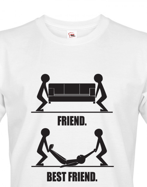 Pánské tričko Tričko Friend and Best Friend