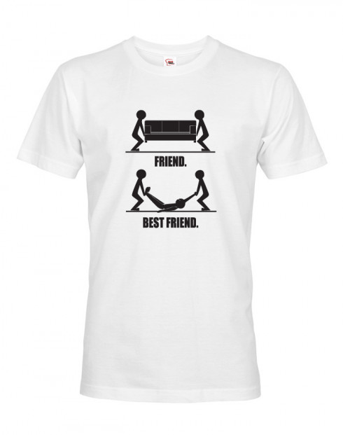 Pánské tričko Tričko Friend and Best Friend