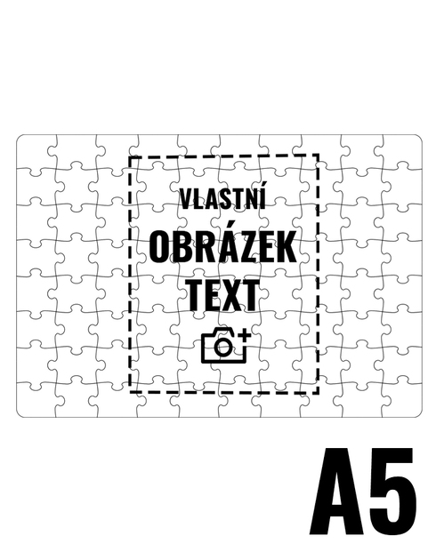 Puzzle s vlastní fotkou A5 na ležato