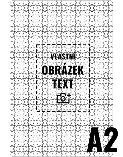 Puzzle s vlastní fotkou A2 na stojato