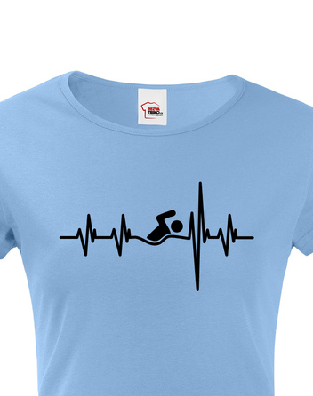 Dámské tričko Nejlepší Trenér Tep