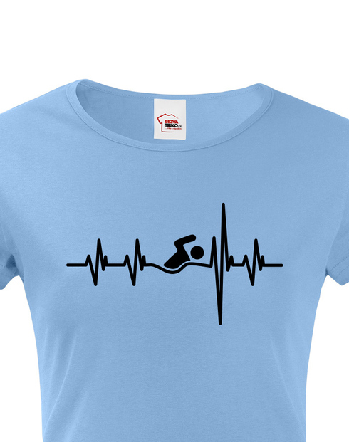 Dámské tričko Nejlepší Trenér Tep