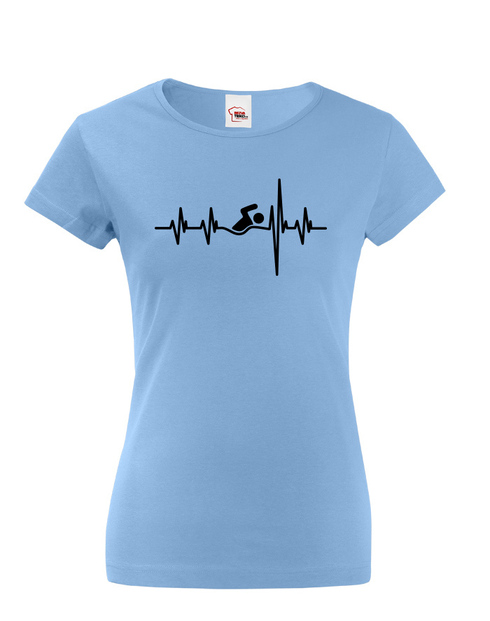 Dámské tričko Nejlepší Trenér Tep