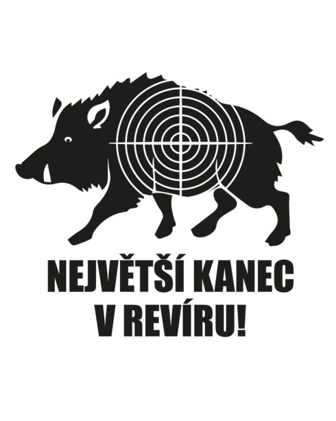 Pivní půllitr Největší kanec v revíru!