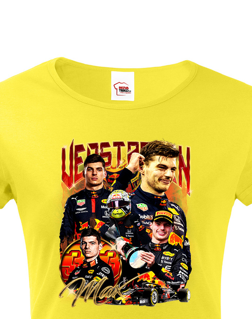 Dámské tričko F1 - Max Verstappen