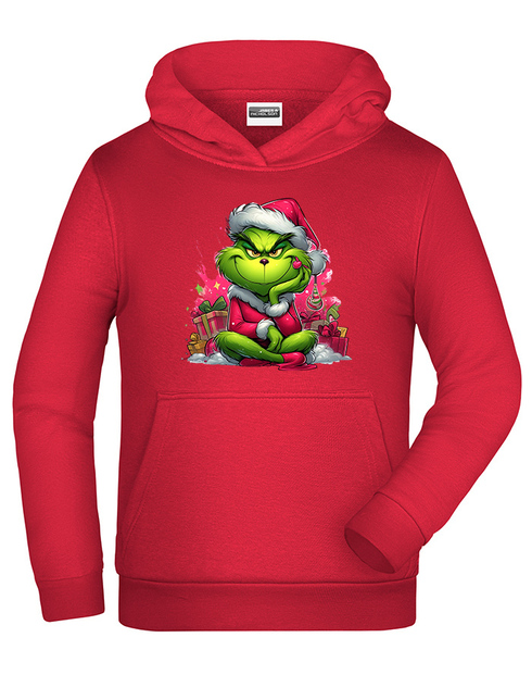 Dětská mikina Grinch s dárky