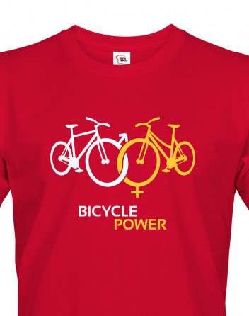 Pánské tričko pro cyklisty Bicycle Power
